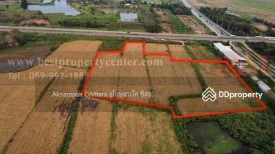 ขาย - ที่ดินเปล่า ติดถนน 347 ปทุมธานี - บางปะหัน อยุธยา ใกล้ๆ แยก ทุ่งมะขามหย่อง, พระนครศรีอยุธยา