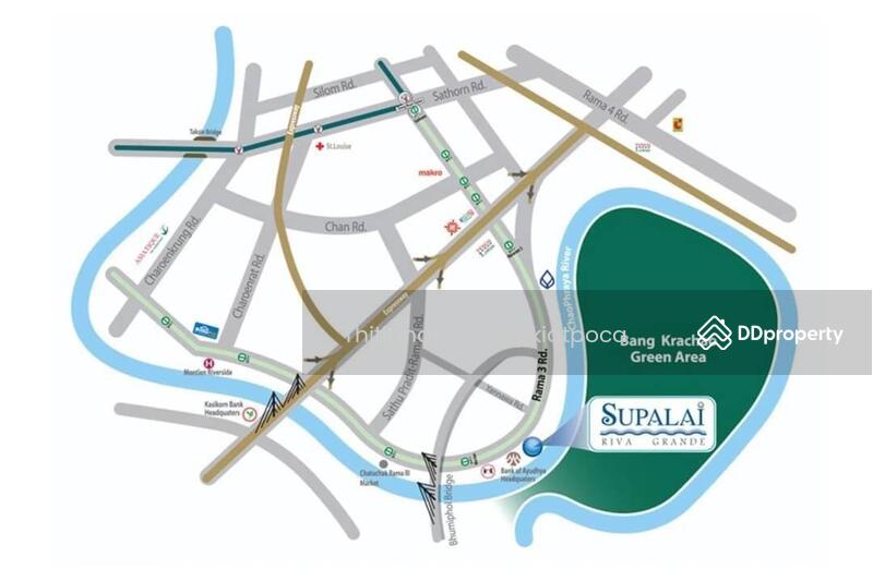 Supalai Riva Grande Rama 3 : ศุภาลัย ริวา แกรนด์ พระราม 3, กรุงเทพ, ถนนพระราม 3, ช่องนนทรี, ยานนาวา, กรุงเทพ, 76 ตร.ม., คอนโด ให้เช่า, โดย Thitiphan Prasopkiatpoca, 10035690 - DDproperty.com