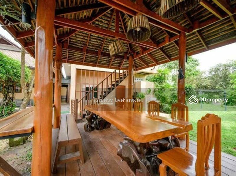 ขายสุดคุ้ม! บ้านไม้สัก—พัทยา (ตกแต่งสไตล์ Pool Villa) บนเนื้อที่ 2-1-0 ไร่ ## สวนร่มรื่น