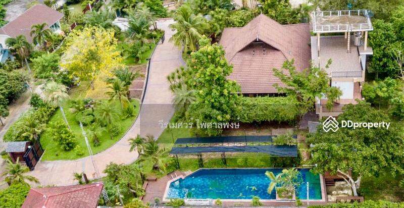 ขายสุดคุ้ม! บ้านไม้สัก—พัทยา (ตกแต่งสไตล์ Pool Villa) บนเนื้อที่ 2-1-0 ไร่ ## สวนร่มรื่น