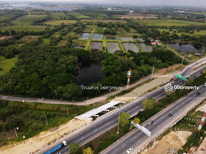 ขายที่ดิน บางปะอิน จ.อยุธยา ติดถนนกาญจนาภิเษก (เหมาะทำการค้า + ปั๊มน้ำมัน + โรงงาน + คลังสินค้า + โค