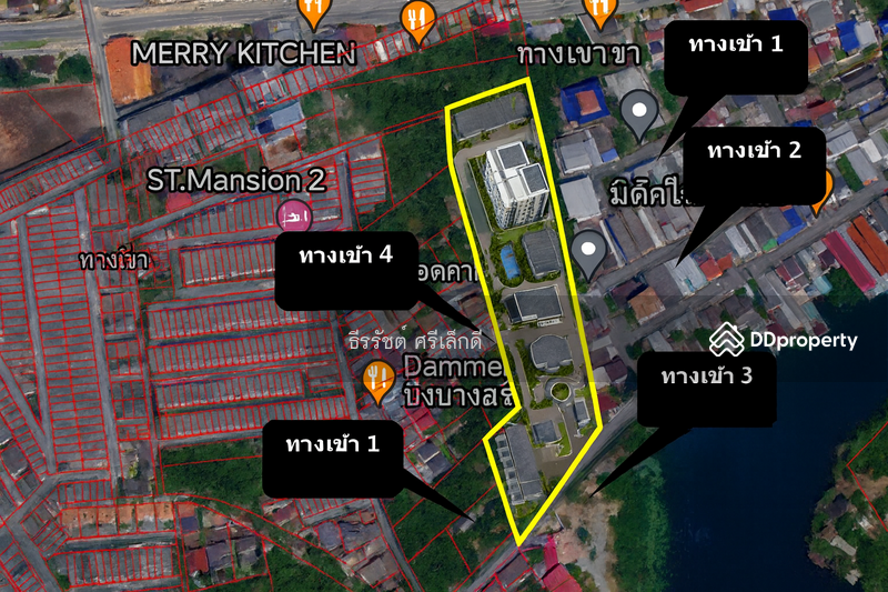 ภาพจำลอง คอนโด บนที่ดินเเปลงนี้