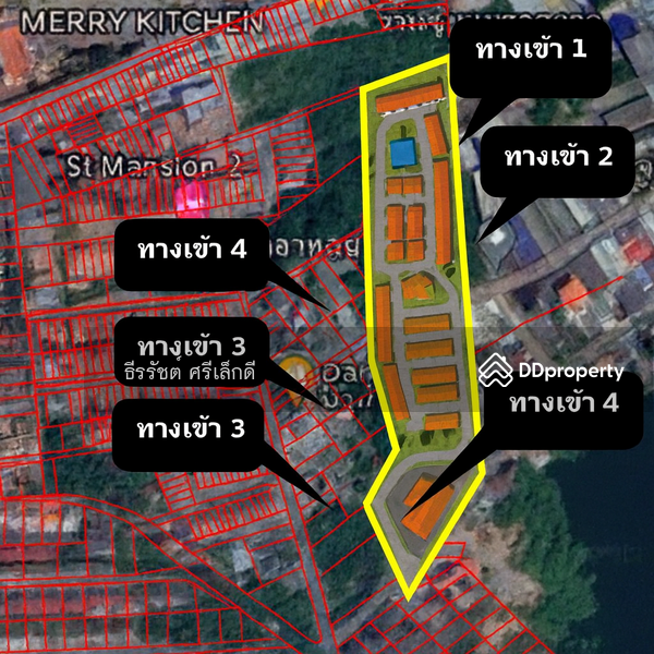 ภาพจำลอง หมู่บ้านบนที่ดินเเปลงนี้