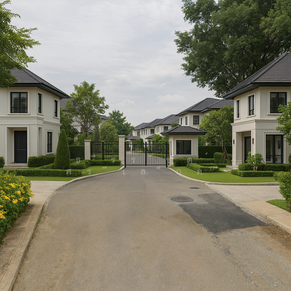 ภาพจำลอง หมู่บ้าน บนที่ดิน