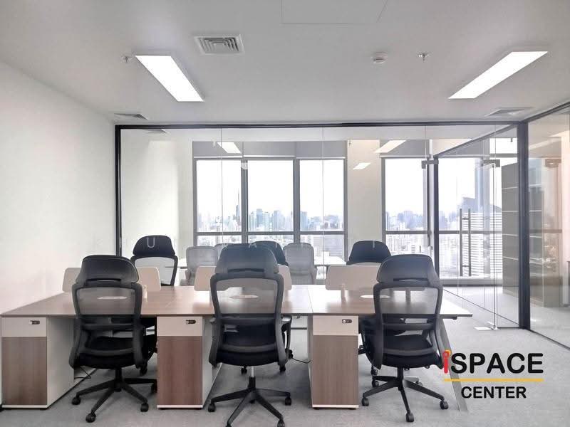 For Rent Service Office Closed to MRT Rama9 Full Furnished - Ready to work, Bangkok, พระราม 9, Huai Khwang, Huai Khwang, Bangkok, , 92 sqm, Office Space For Rent, by Khun Varittinun, 10233299 - DDproperty.com