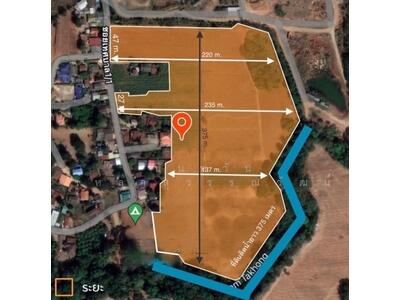 ขาย - ที่ดิน 33.2 ไร่ วิวภูเขา ติดน้ำ ลำตะคอง น้ำตกธรรมชาติ โฉนดครุฑแดง พร้อมโอน ติดทรัพย์, นครราชสีมา