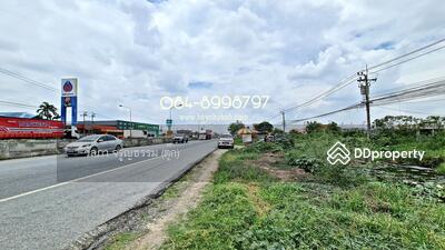 ขาย - ให้เช่า ที่ดิน ติดถนนสาย บางบัวทอง-สุพรรณบุรี ทล.340 ฝั่งขาออก เนื้อที่ 5-3-91ไร่ เป็นปั๊ม ปตท.เก่า, นนทบุรี