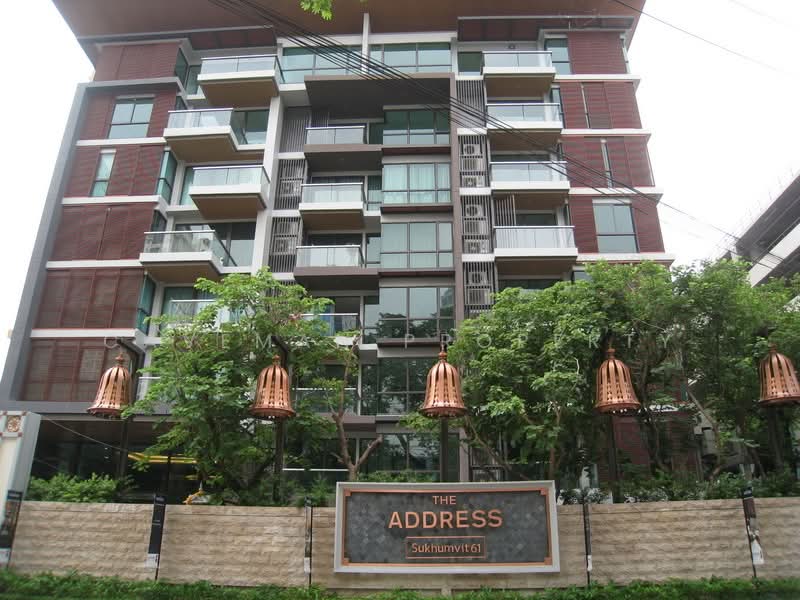The Address Sukhumvit 61, Bangkok, 22 Soi Sukhumvit 61 Sukhumvit Road, Khlong Tan Nua, Watthana, Bangkok, 2 Bedrooms, 114 sqm, Condo For Rent, by Caveman Property, 10526473 - DDproperty.com