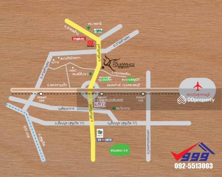 The Fourwings Residence, Bangkok, 335 Srinakarin, Hua Mak, Bang Kapi, Bangkok, 3 Bedrooms, 300 sqm, Condo For Rent, by คุณรวีวรรณ อู่เงิน, 10528214 - DDproperty.com