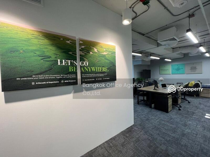 For Rent - Office for rent Silom BTS Saladaeng Fully furnished free Wifi 100sqm. 290 K (Nego)Line/Tel 09891538, Bangkok