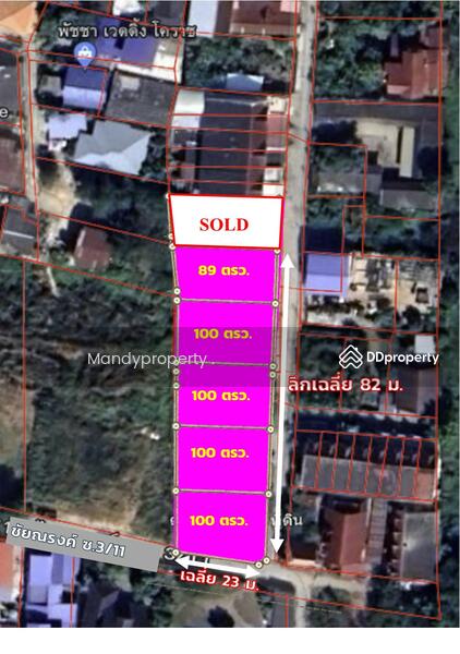 For Sale - Land in Nakorn Ratchasima ,Chainarong Road, Soi 3,, Nakhon Ratchasima