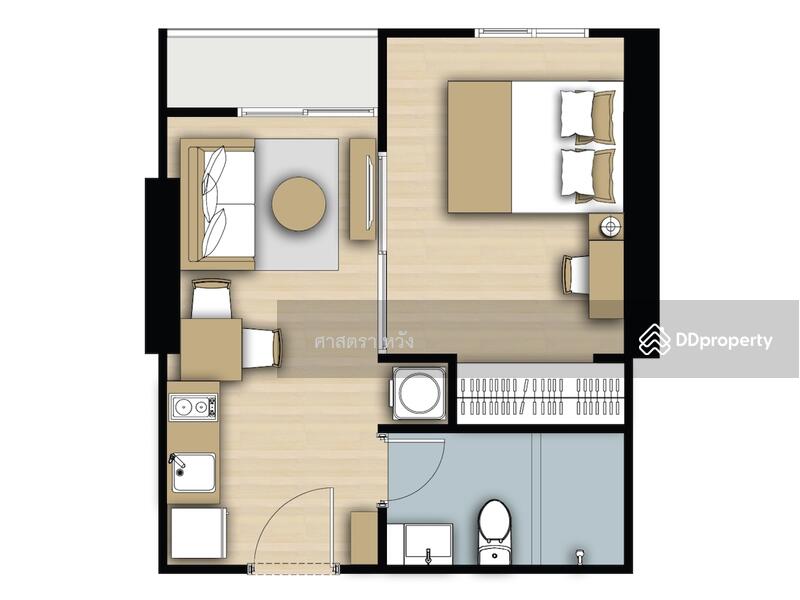 The Parkland Phetkasem 56, Bangkok, Phetkasem Road, Bang Wa, Phasi Charoen, Bangkok, 1 Bedroom, 31 sqm, Condo For Rent, by Sarttra Wang, 10584158 - DDproperty.com