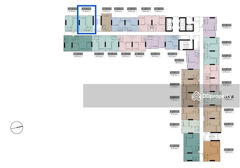 The Parkland Phetkasem 56, Bangkok, Phetkasem Road, Bang Wa, Phasi Charoen, Bangkok, 1 Bedroom, 31 sqm, Condo For Rent, by Sarttra Wang, 10584158 - DDproperty.com