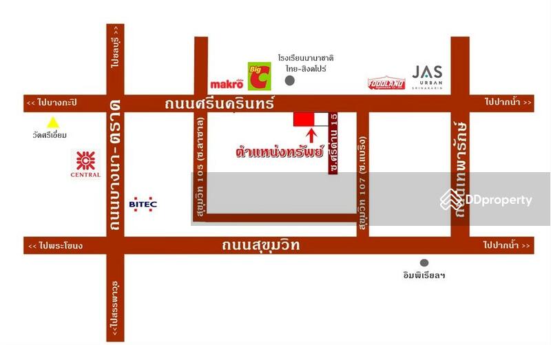 Commercial building for sale, Srinakarin Road, Soi Si Dan 15, Samut Prakan, ศรีนครินทร์, Samrong Nua, Muang Samut Prakarn, Samut Prakan, , 1,000 sqm, Shophouse For Sale, by Poonyawee Puthong, 10585779 - แผนที่การเดินทาง ขายอาคารพาณิชย์ ถนนศรีนครินทร์ - DDproperty.com