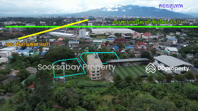 ขาย - ที่ดินวัดเกต เมืองเชียงใหม่ ใกล้ซุปเปอร์ไฮเวย์ เหมาะทำธุรกิจ, เชียงใหม่