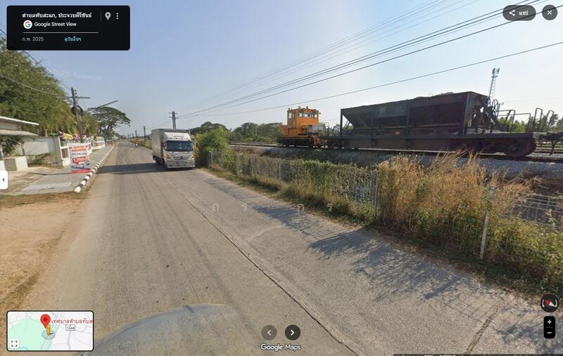 For Sale - Land for sale with an area of 1 rai 3 ngan 56 square wah with 7 rooms of buildings., Prachuap Khiri Khan