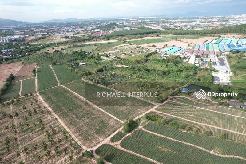 Land for sale, purple pattern, 4 rai, Huai Prap Mapyangphon, suitable