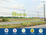 SOLE AGENT - ที่ดินเปล่าติด ถ.แพรกษา 10 ไร่ หน้ากว้าง 90 ม. ผังสีม่วง ใกล้นิคมอุตสาหกรรม รถไฟฟ้า, สมุทรปราการ