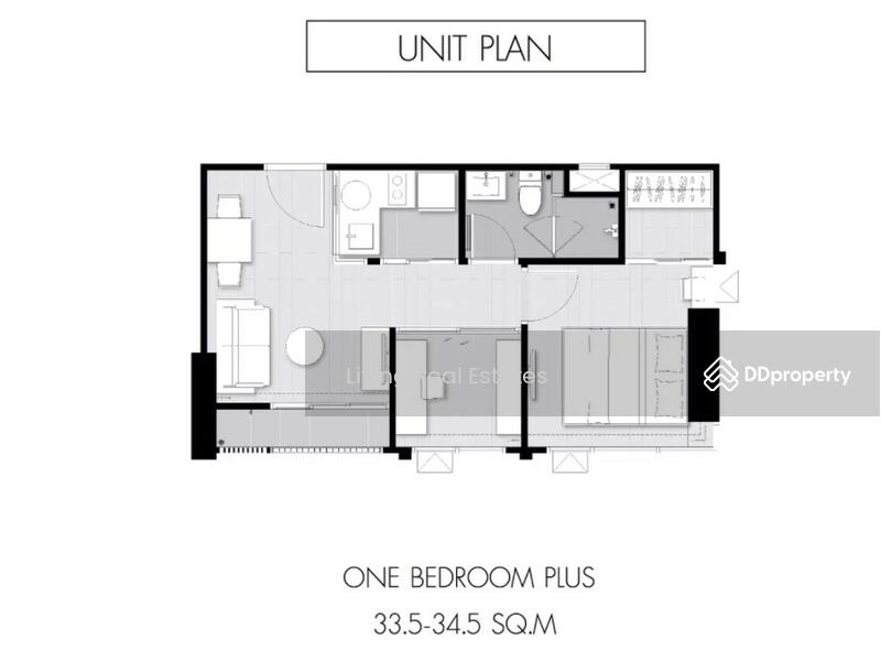 Miti Chiva Kaset Station, Bangkok, Prasert Manukit Road, Sena Nikhom, Chatuchak, Bangkok, 1 Bedroom, 34 sqm, Condo For Sale, by Living Real Estates, 10644335 - DDproperty.com