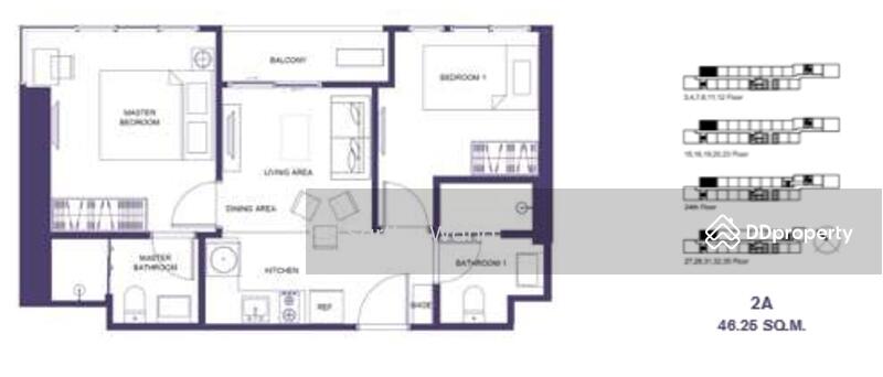 XT Ekkamai, Bangkok, 259 Soi Sukhumvit 63, Khlong Tan Nua, Watthana, Bangkok, 2 Bedrooms, 46 sqm, Condo For Rent, by Sarttra Wang, 10652587 - DDproperty.com
