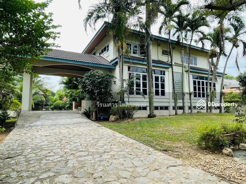 ขายบ้านริมน้ำ อ.ปทุมธานี (วิวสนามกอล์ฟ) 375 ตร.ว. 4 นอน 4 น้ำ 550 ตร.ม. พร้อมเรือนรับรองแขกริมน้ำ แล