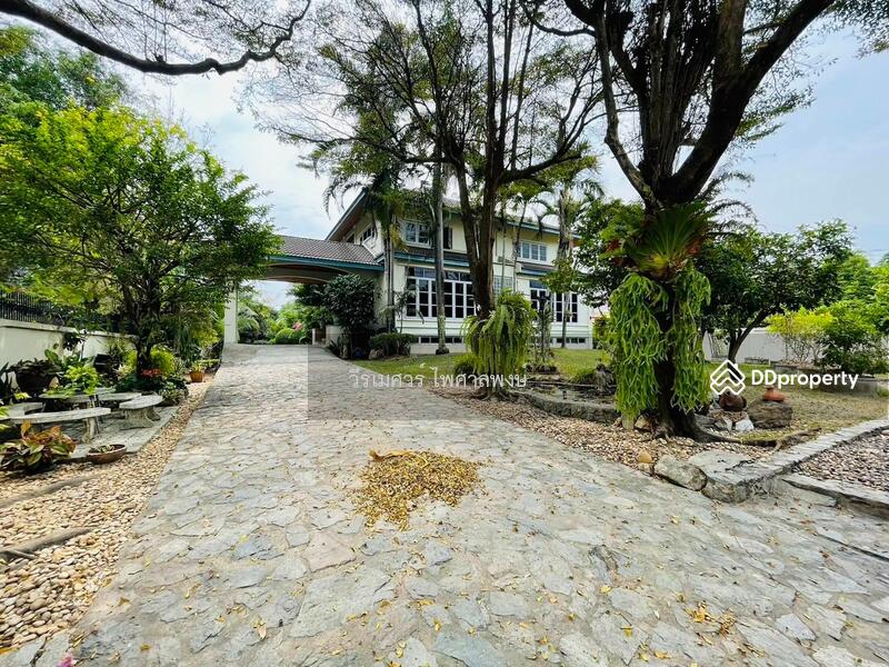 ขายบ้านริมน้ำ อ.ปทุมธานี (วิวสนามกอล์ฟ) 375 ตร.ว. 4 นอน 4 น้ำ 550 ตร.ม. พร้อมเรือนรับรองแขกริมน้ำ แล