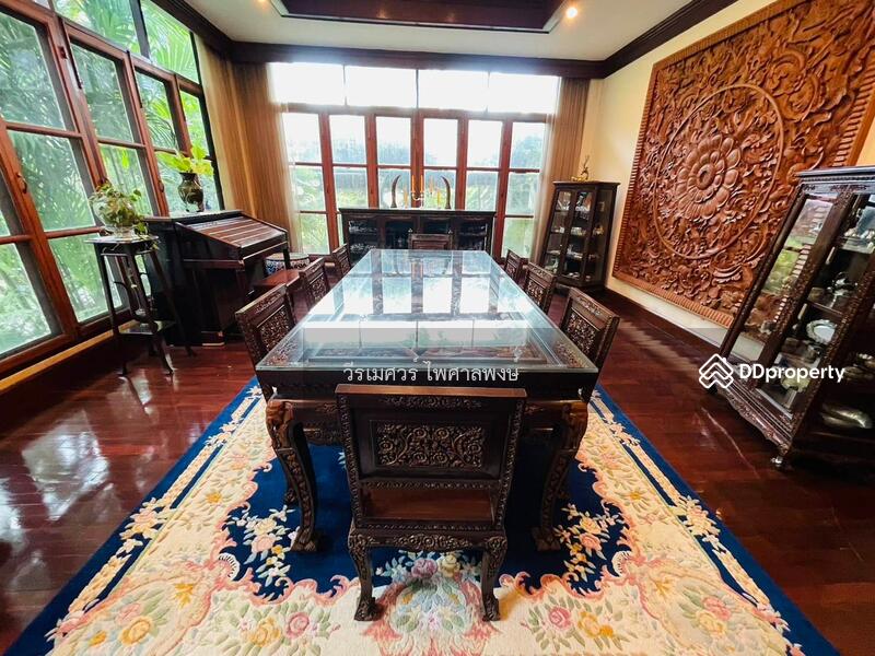 ขายบ้านริมน้ำ อ.ปทุมธานี (วิวสนามกอล์ฟ) 374 ตร.ว. 4 นอน 4 น้ำ 550 ตร.ม. พร้อมเรือนรับรองแขกริมน้ำ แล