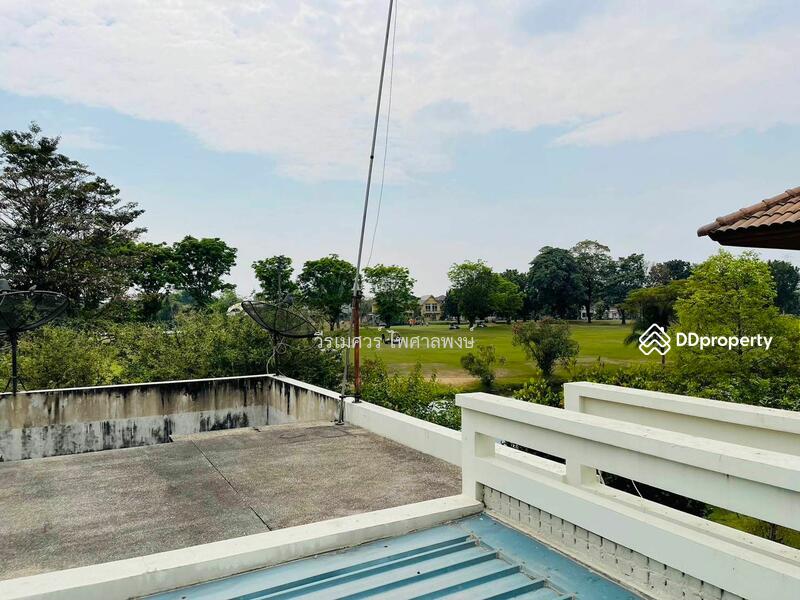 ขายบ้านริมน้ำ อ.ปทุมธานี (วิวสนามกอล์ฟ) 374 ตร.ว. 4 นอน 4 น้ำ 550 ตร.ม. พร้อมเรือนรับรองแขกริมน้ำ แล