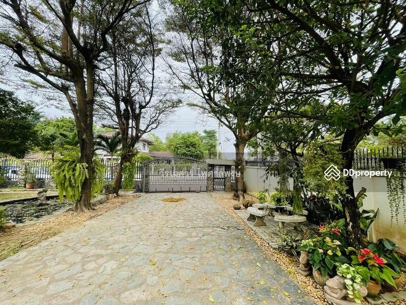 ขายบ้านริมน้ำ อ.ปทุมธานี (วิวสนามกอล์ฟ) 374 ตร.ว. 4 นอน 4 น้ำ 550 ตร.ม. พร้อมเรือนรับรองแขกริมน้ำ แล