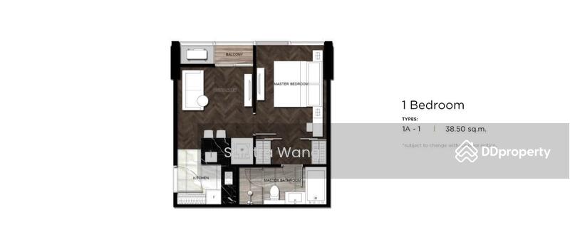 The Esse Sukhumvit 36, Bangkok, Soi Sukhumvit 36, Sukhumvit Road, Phra Kanong, Khlong Toei, Bangkok, 1 Bedroom, 38 sqm, Condo For Rent, by Sarttra Wang, 10703144 - DDproperty.com