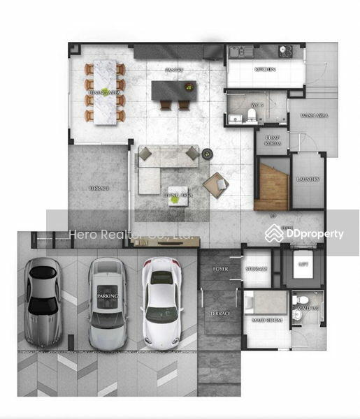 The Gentry Phatthanakan 2, Bangkok, Phatthanakan 32, Suan Luang, Suan Luang, Bangkok, 4 Bedrooms, 440 sqm, Single Detached House For Rent, by Hero Realtor Co., Ltd., 10717096 - DDproperty.com