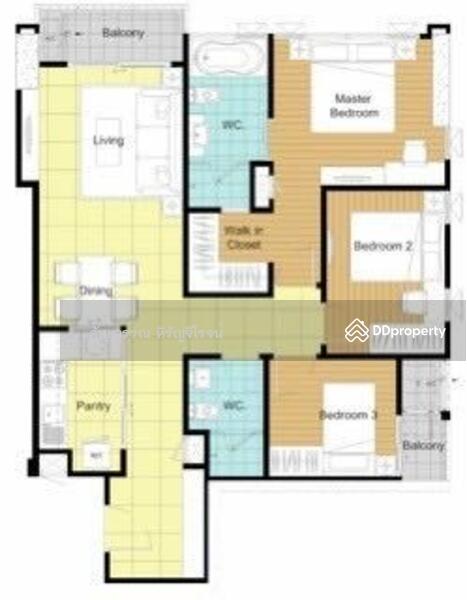 The Bloom Sukhumvit 71, Bangkok, Soi Sukhumvit 71, Phra Kanong Nua, Watthana, Bangkok, 3 Bedrooms, 88 sqm, Condo For Rent, by คัทยวรรณ หิรัญจิโรจน์, 10722855 - DDproperty.com