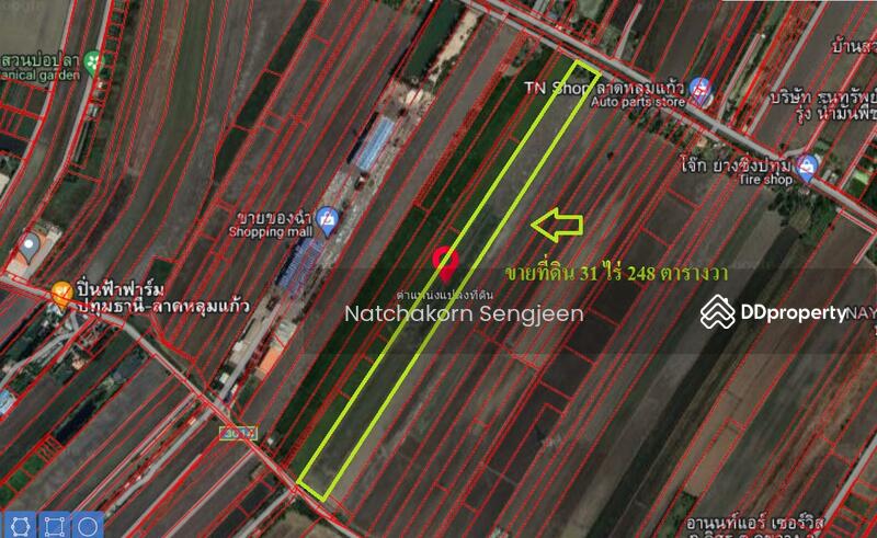 Land for sale 31 rai 248 square wah, Road 3014, Khu Khwang, Lat Lum Kaew, Pathum Thani, Pathum Thani, 3014, Khu Khwang, Lat Lum Kaeo, Pathum Thani, , 50,592 sqm, Land For Sale, by Natchakorn Sengjeen, 10727233 - DDproperty.com