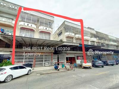 ขาย - อาคารพาณิชย์ 4 คูหา #มีห้องเย็นไว้แช่ผักและผลไม้ สภาพดีมากก #ด้านหลังมีทางออก #ตลาดสี่มุมเมือง, ปทุมธานี