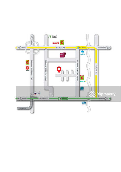 Office for rent with warehouse Sukhumvit 107, Samut Prakan, Samrong Nua, Muang Samut Prakarn, Samut Prakan, , 2,042 sqm, Office Space For Rent, by Tida phanthonglarptawee, 10734785 - DDproperty.com
