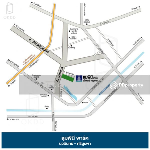 Lumpini Park Nawamin-Sriburapha : ลุมพินี พาร์ค นวมินทร์ - ศรีบูรพา, Bangkok, ถนนนวมินทร์, Khlong Kum, Bueng Kum, Bangkok, 1 Bedroom, 26 sqm, Condo For Sale, by OKDD STUDIO Co., Ltd., 10761485 - DDproperty.com