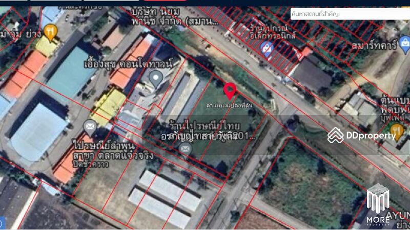 For Sale - Property id 076ls Land for sale in Lamphun, 3 rai 38 sq.wa., Lamphun Industrial Estate, Lamphun