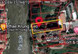 ที่ดินเปล่า547 ตร.ว. ติดแม่น้ำเจ้าพระยา-โรงแรมวรบุรี เหมาะสร้างบ้านริมแม่น้ำ - DDproperty.com