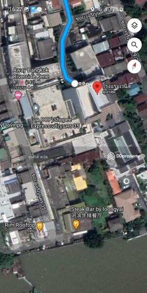 Land&House Charoen Nakhon35 Alley Chaopraya riverfront 587SQW extra land that grows along river, Bangkok, 51 เจริญนคร35, Bang Lam Phu Lang, Khlong San, Bangkok, , 2,348 sqm, Land For Sale, by Surasak Satho, 10796971 - DDproperty.com