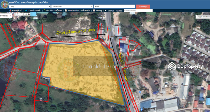 For Sale - ขายที่ดินเปล่าถมแล้วติดถนน 2 ด้าน พานทอง ชลบุรี 14 ไร่ ทำเลศักยภาพ (TFP-60012), Chon Buri (Pattaya)