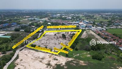 ขาย - ขายที่ดินเปล่าถมแล้วติดถนน 2 ด้าน พานทอง ชลบุรี 14 ไร่ ทำเลศักยภาพ (TFP-60012), ชลบุรี