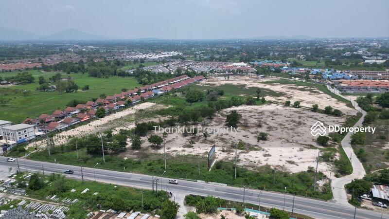 ขาย - ขายที่ดินเปล่าถมแล้วติดถนน 2 ด้าน พานทอง ชลบุรี 14 ไร่ ทำเลศักยภาพ (TFP-60012), ชลบุรี