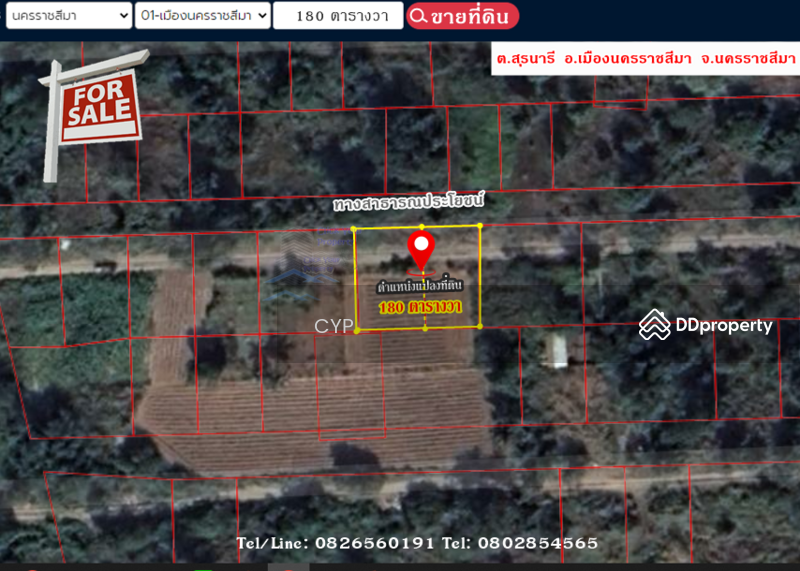 For Sale - #CYP135 Land for SALE in Korat (Nakhon Ratchasima), Nakhon Ratchasima