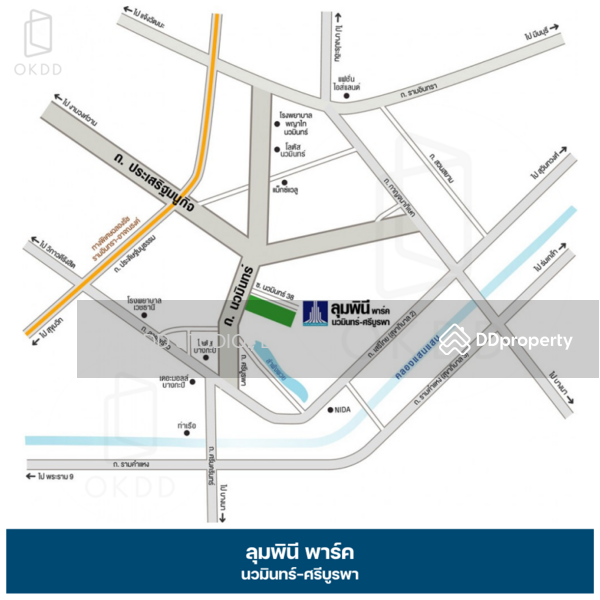 Lumpini Park Nawamin-Sriburapha : ลุมพินี พาร์ค นวมินทร์ - ศรีบูรพา, Bangkok, ถนนนวมินทร์, Khlong Kum, Bueng Kum, Bangkok, 1 Bedroom, 23 sqm, Condo For Sale, by OKDD STUDIO Co., Ltd., 10848352 - DDproperty.com