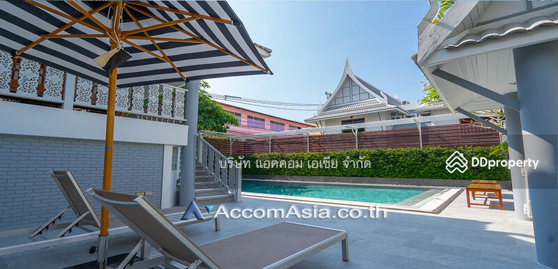 ให้เช่า - Oriental Style House in compoud with pool, กรุงเทพ