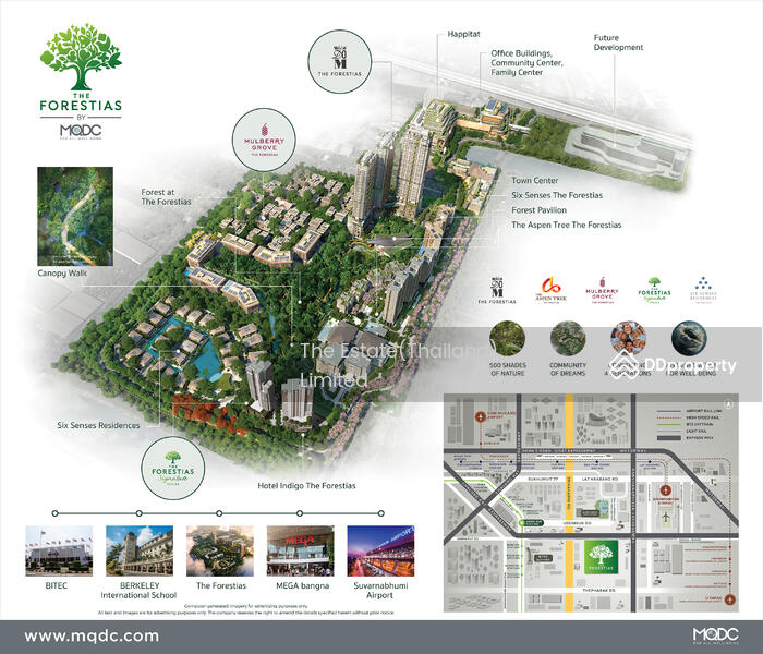 Whizdom The Forestias, Samut Prakan, Debaratana Road, Bang Kaeo, Bang Plee, Samut Prakan, 1 Bedroom, 35 sqm, Condo For Sale, by The Estate(Thailand)  Limited, 10865496 - DDproperty.com