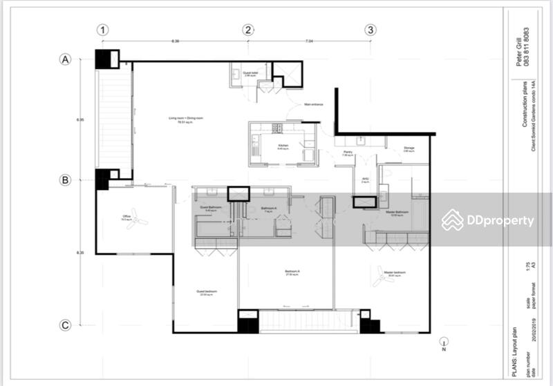 Somkid Gardens, Bangkok, Ploenchit, Lumphini, Pathum Wan, Bangkok, 3 Bedrooms, 252 sqm, Condo For Sale, by Jomchanok Aswavibul, 10887029 - DDproperty.com