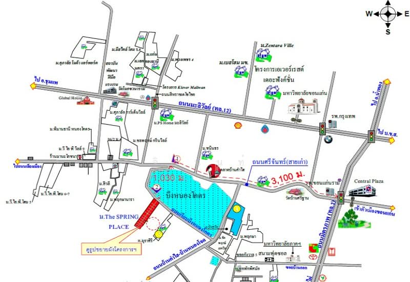 หมู่บ้าน The Spring Place, ขอนแก่น, บ้านเป็ด, เมืองขอนแก่น, ขอนแก่น, 186 ตร.ม., บ้านเดี่ยว ขาย, โดย จิรนนท์, 10903256 - DDproperty.com