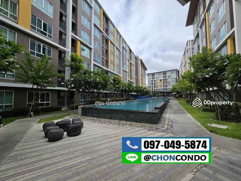 Dcondo Campus Resort Bangsaen : ดีคอนโด แคมปัส รีสอร์ท บางแสน, ชลบุรี, 19-15 ถนนบางแสนสาย 4, แสนสุข, เมืองชลบุรี, ชลบุรี, 30 ตร.ม., คอนโด ขาย, โดย สุขุม ป้อมนาก, 10907854 - DDproperty.com