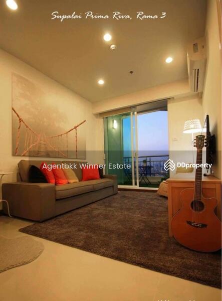 Supalai Prima Riva (Residential), Bangkok, Rama 3 Road, Chong Nonsi, Yan Nawa, Bangkok, 1 Bedroom, 59 sqm, Condo For Rent, by Agentbkk Winner Estate, 10910572 - DDproperty.com